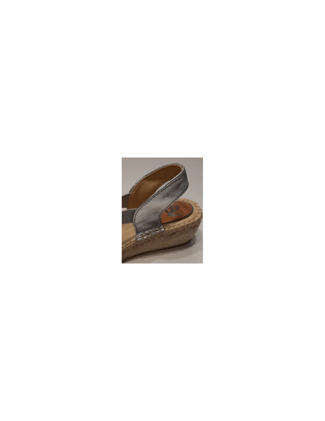 Alpargatas Mujer Modelo Soleil Plata