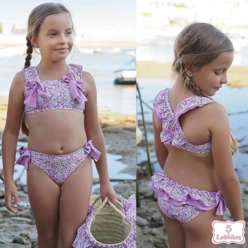 BIKINI NIÑA UVA Marena