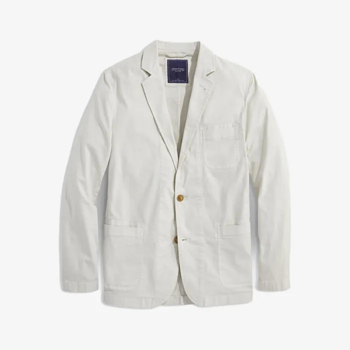 Blazer de lino y algodón