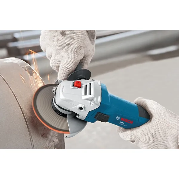 Bosch - GWS 7-125 - Amoladora angular con alambre, 720 W, 125 mm