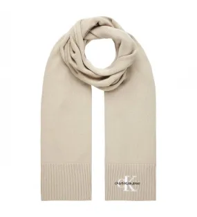 Bufanda Monologo Embrodery taupe