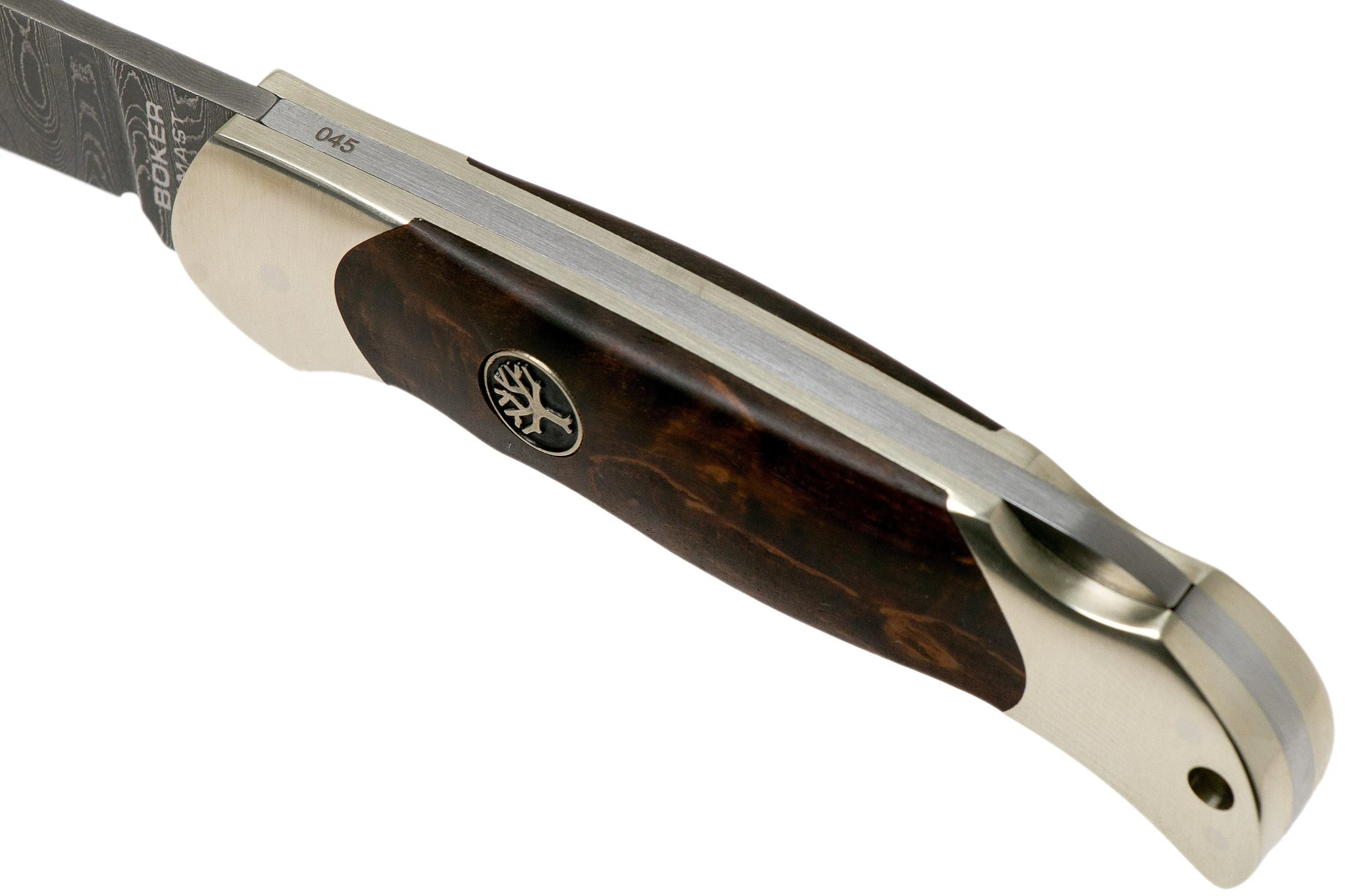 Böker Junior Scout Damast Curly Birch 111920DAM cuchillo de caballero