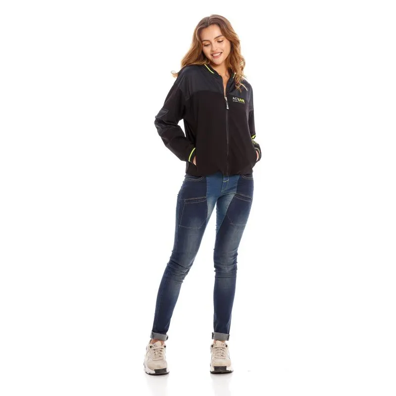 Chaqueta Rompe Vientos Para Mujer Girbaud