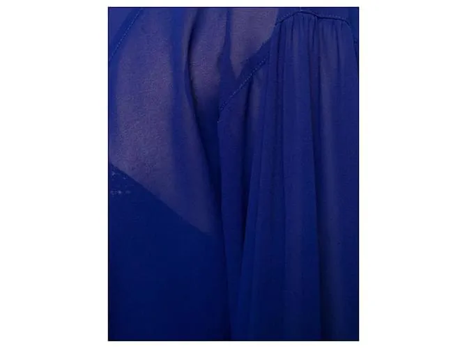 Comme Des Garcons Camisa de seda azul Comme des Garçons 