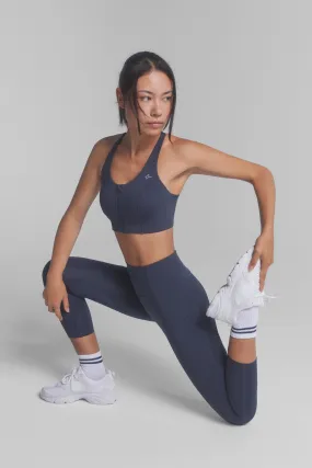 Dash and Stars Leggings 4D STRETCH crop marengo