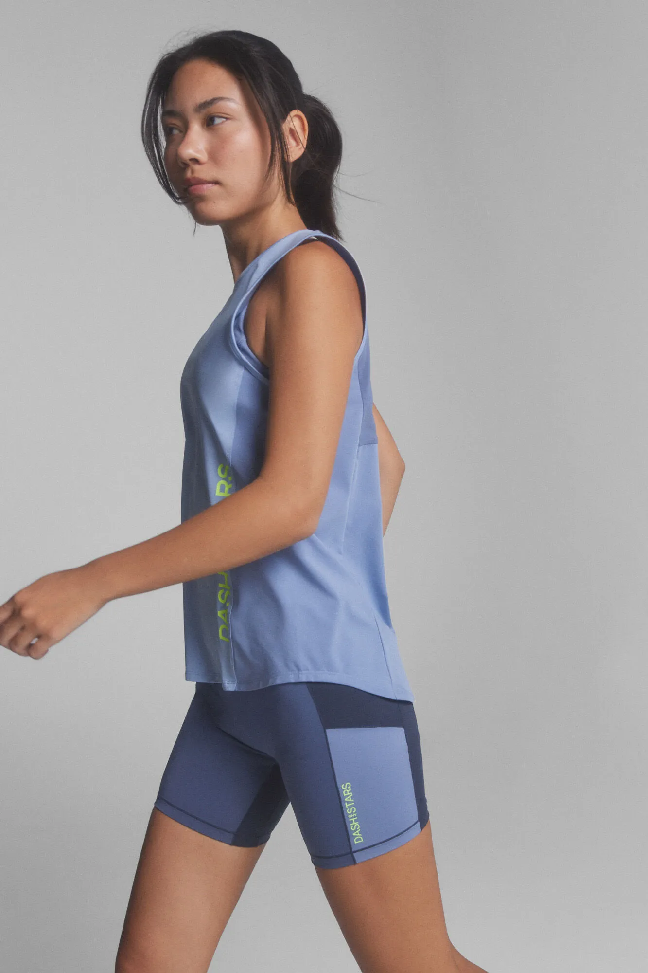 Dash and Stars Leggings ciclista 4D STRETCH marengo