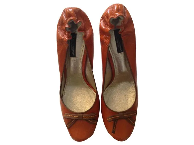 Dolce & Gabbana Orange Heels Naranja 