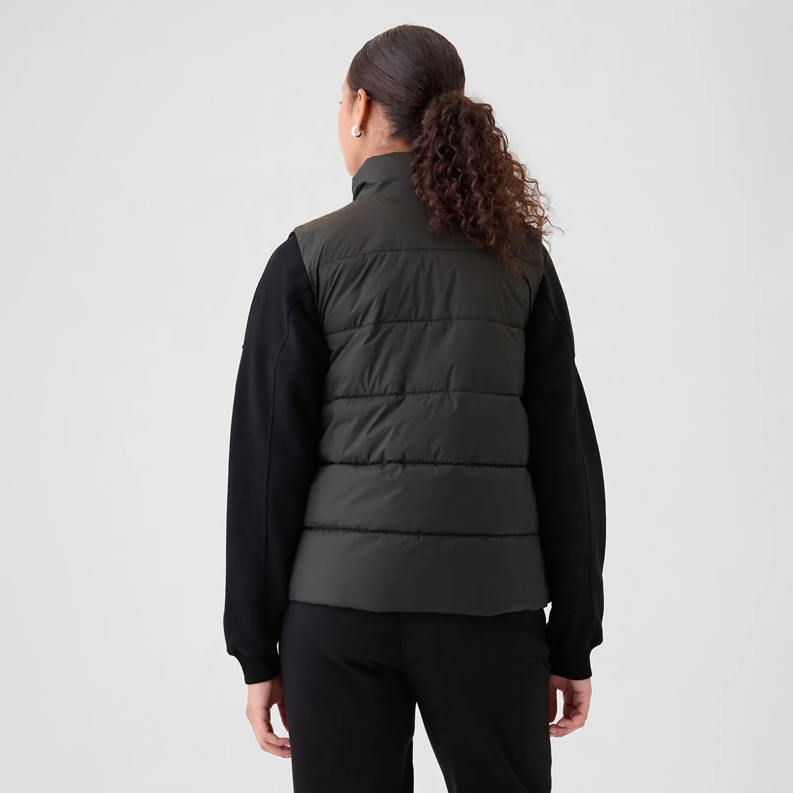 GAP Logo Puffer Vest Black XS