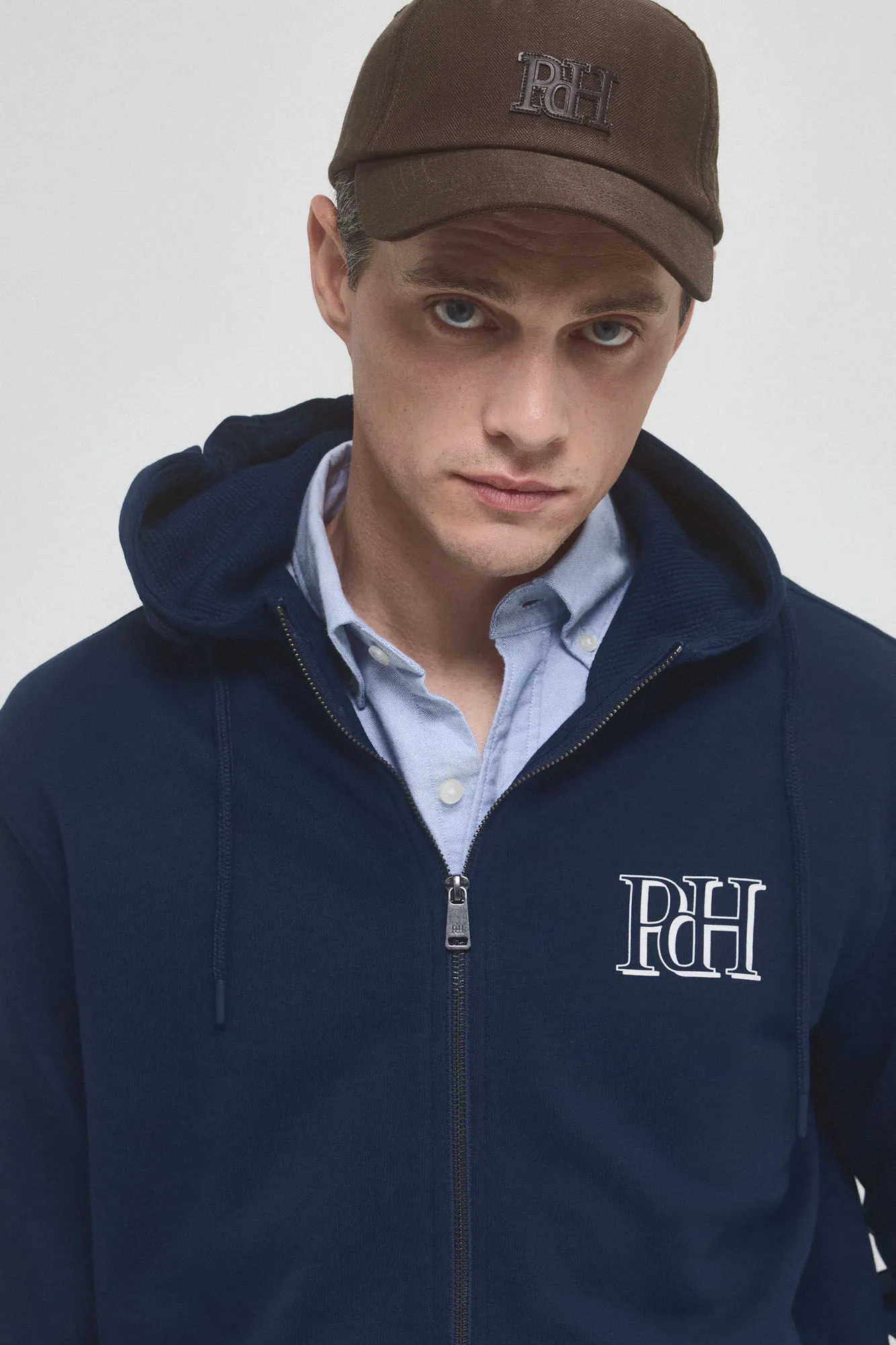 Hood cardigan