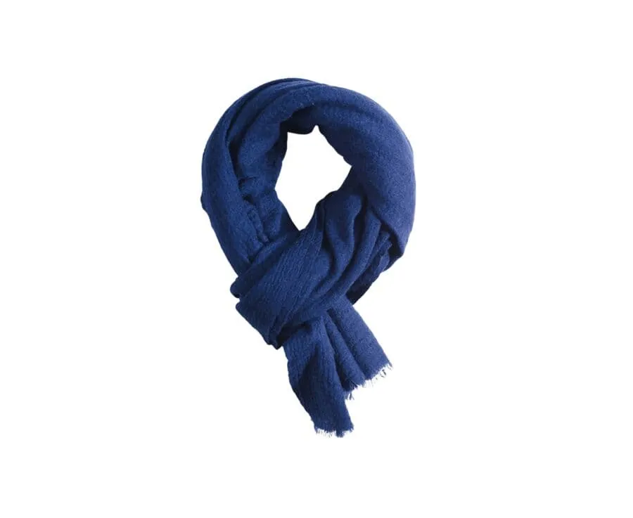 Ink color wool and Silk scarf
