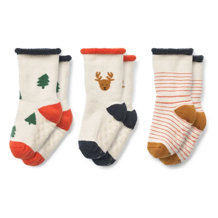Liewood Lote de 3 pares de calcetines Eloy | Crudo