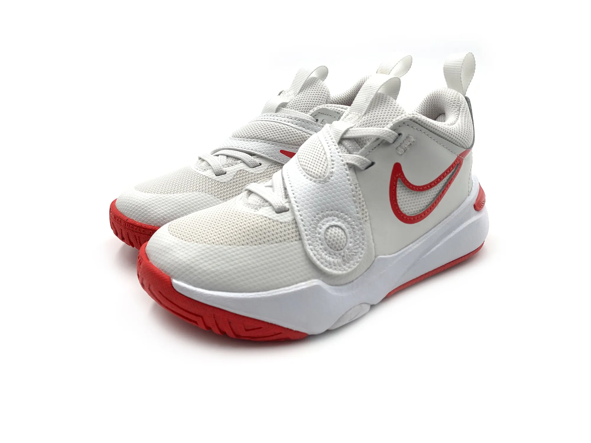 Nke Dv8994 102 Team Hustle Deportivo Basquete Blanco/rojo Niños