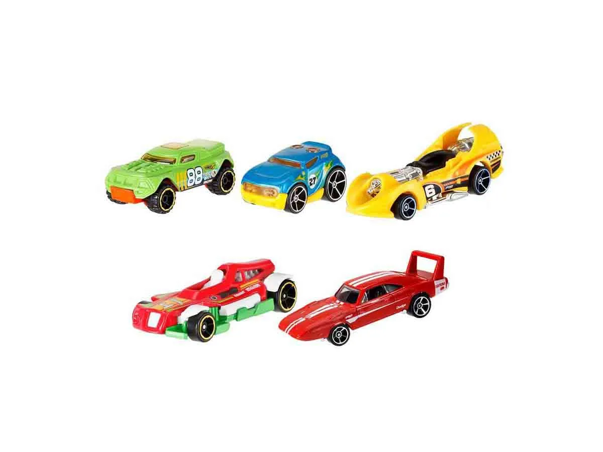 Pack 5 Autitos HOT WHEELS