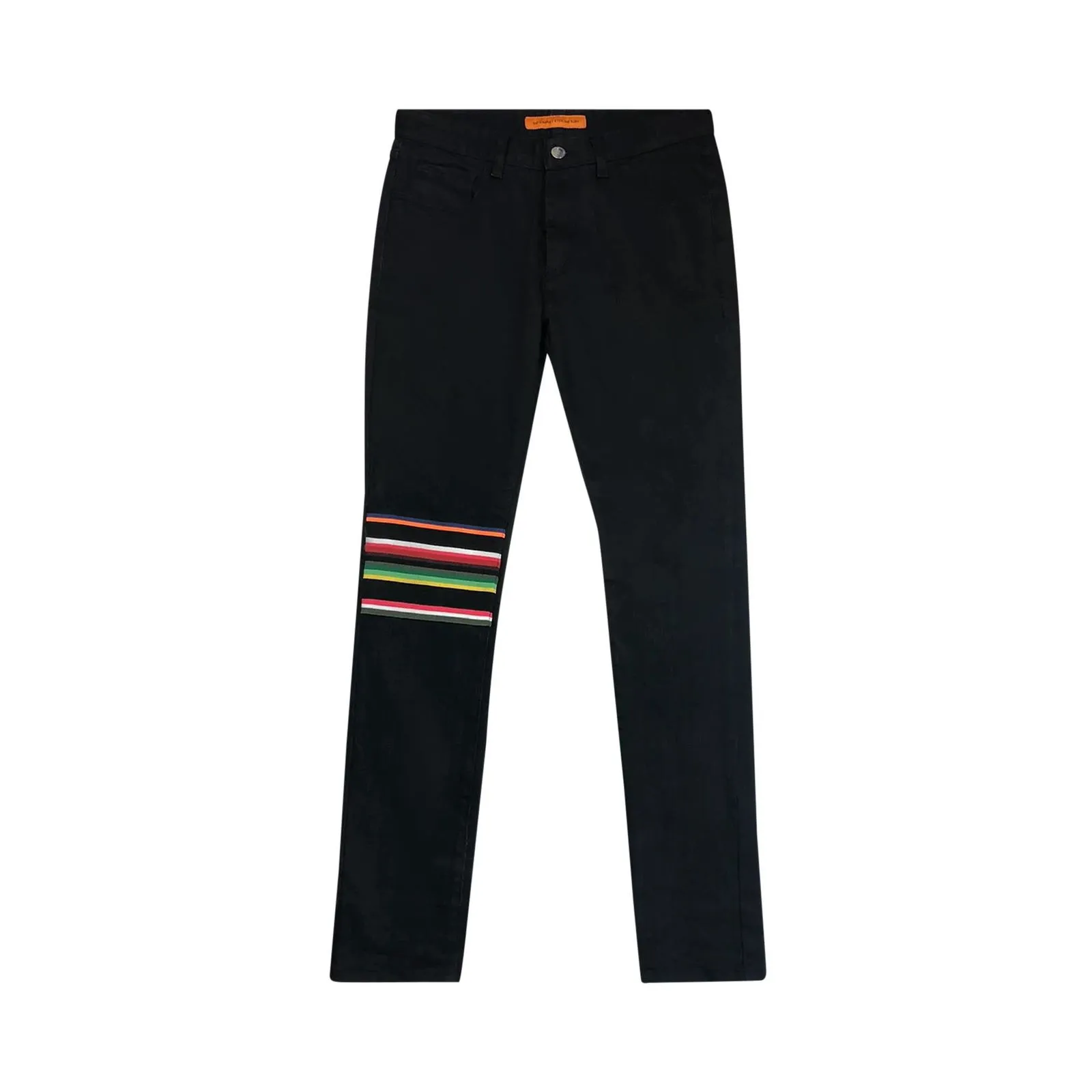 RAF SIMONS Sterling Ruby x Stripe Patch Jeans