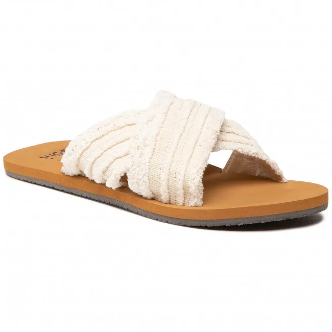 Sandalias BILLABONG Chanclas con tirantes cruzados lona deshilachados High Sea Ref. S9FF12BIP0 natural