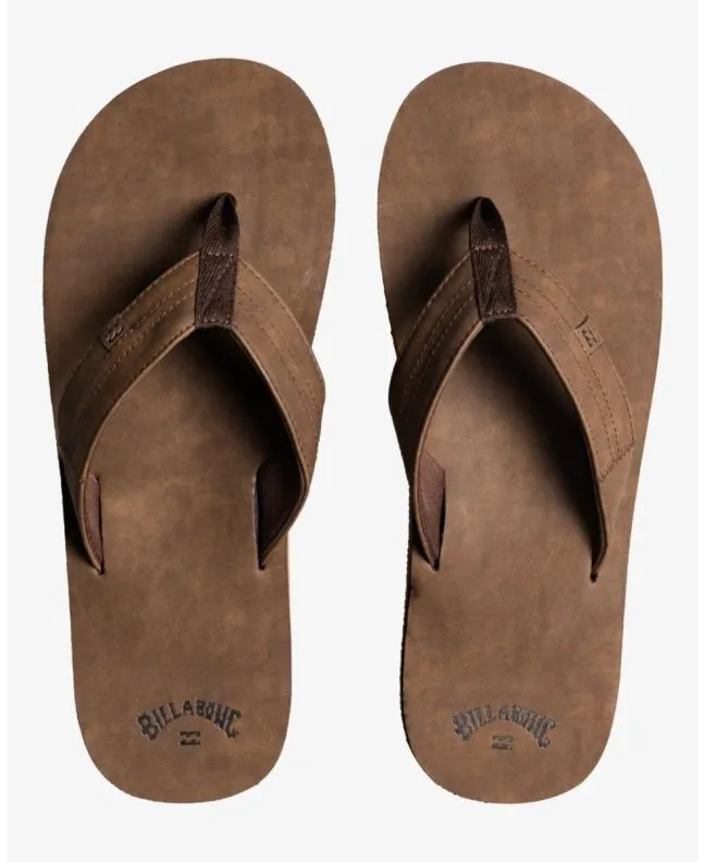 Sandalias de cuero sintético Billabong Seaway Marrones