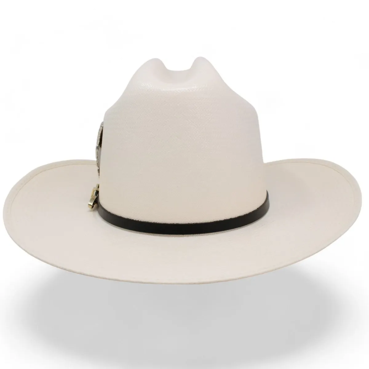 Sombrero Carin Leon Oficial 50X con Pluma de Plata