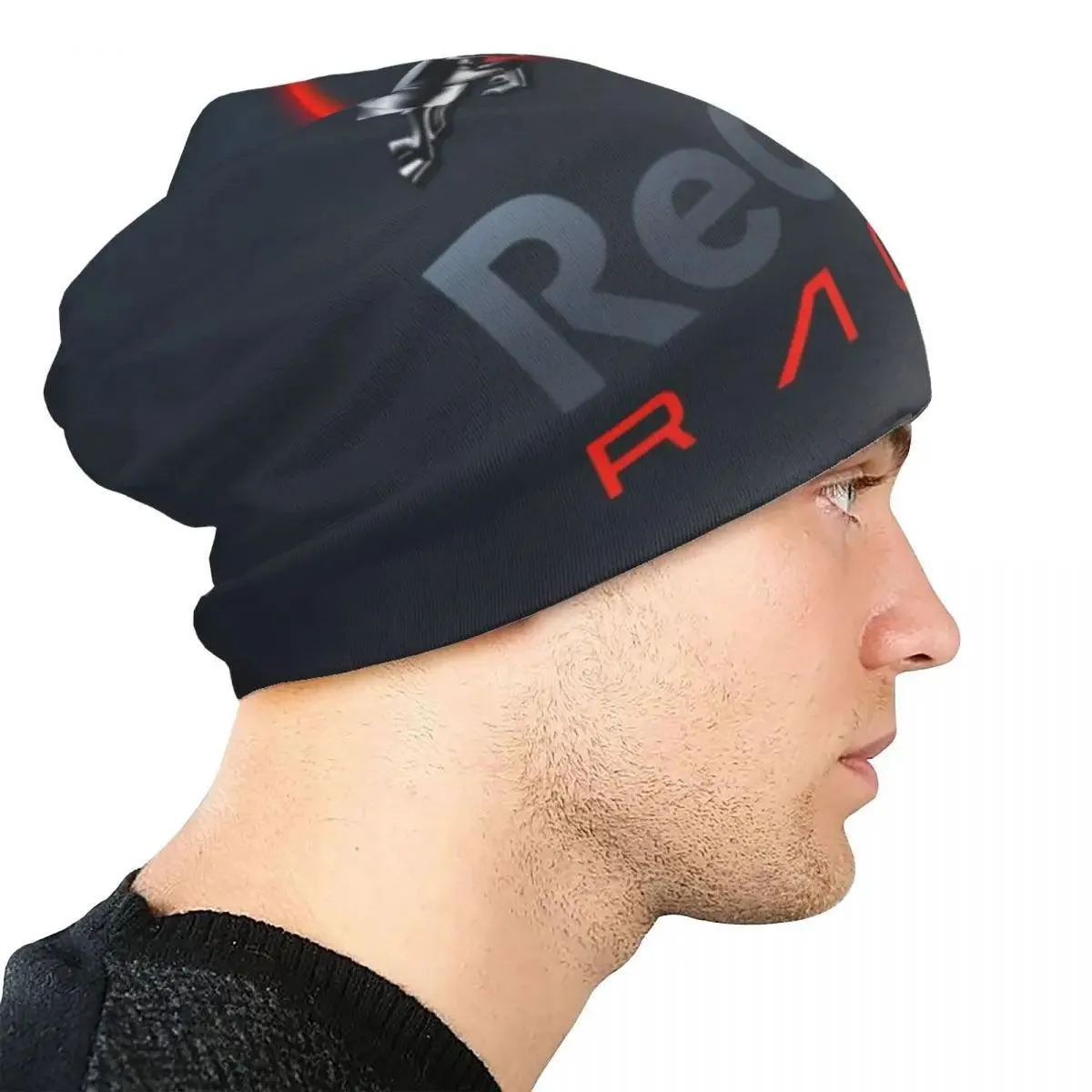 Sombrero de punto con logotipo de doble Toro para hombre