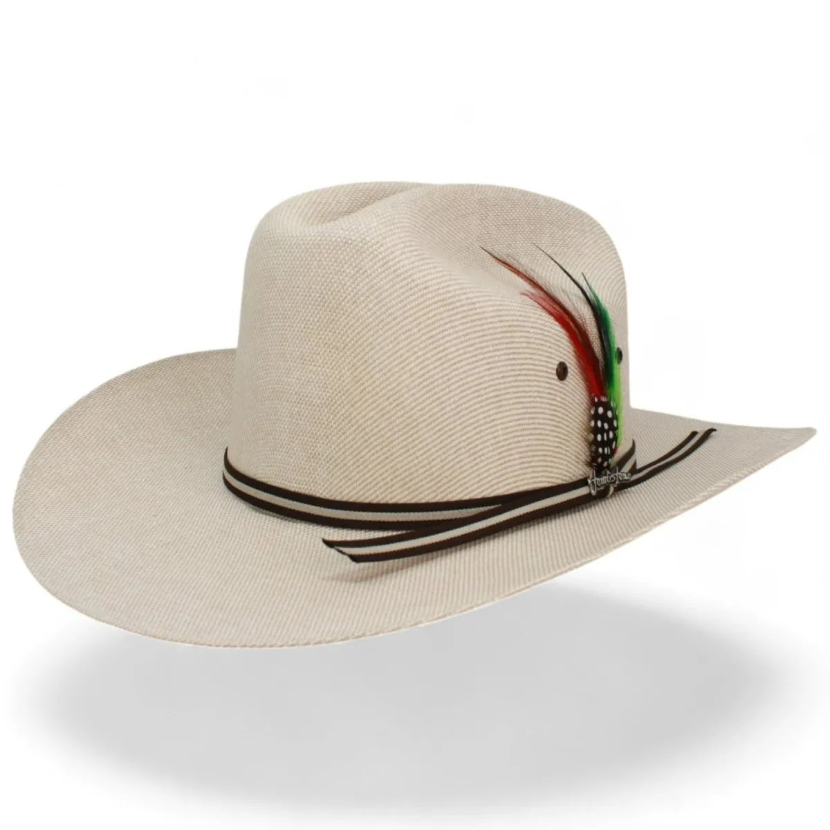 Sombrero Tombstone Estilo Sinaloa Color Beige con Liston