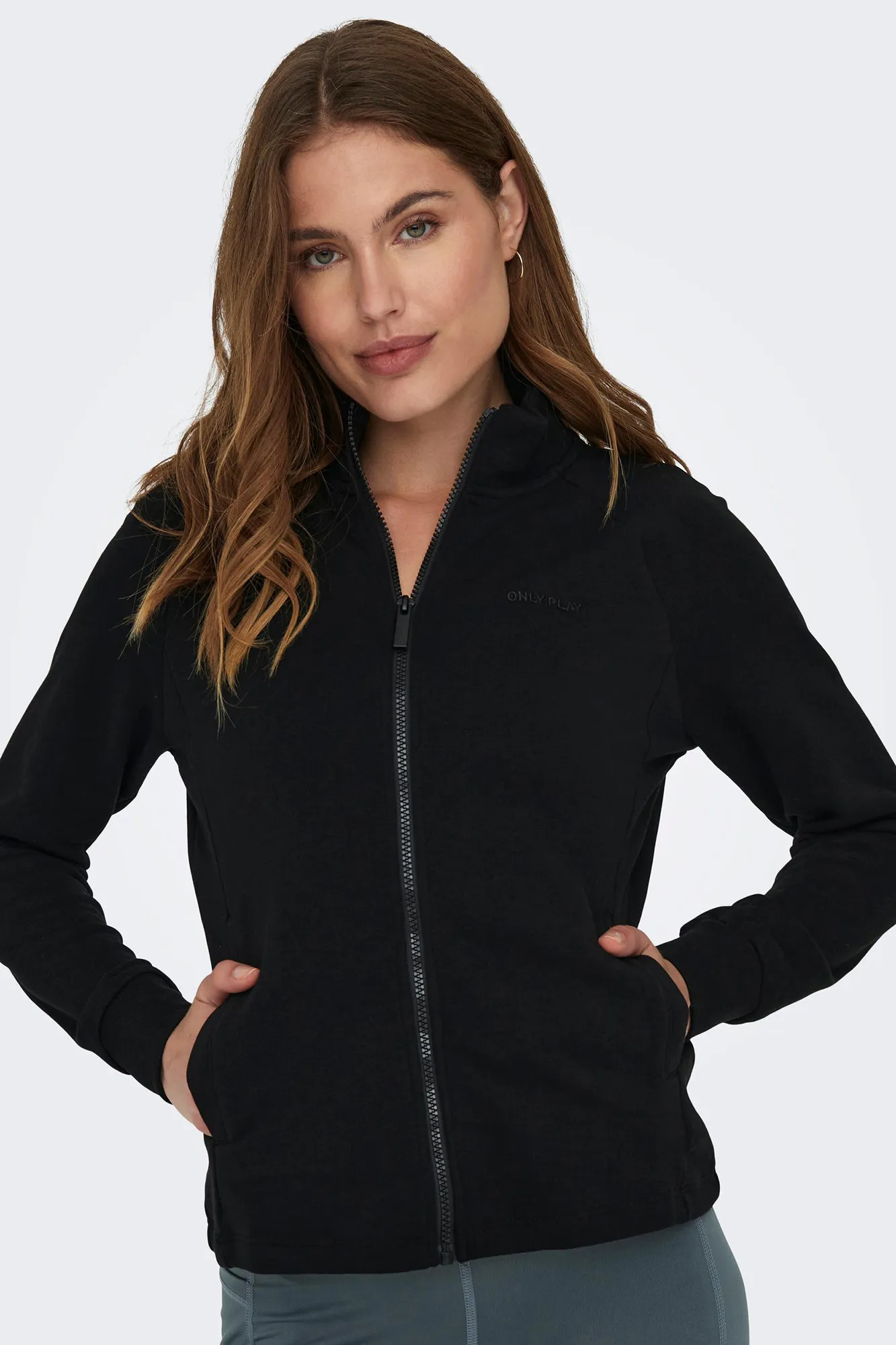 Sudadera básica cremallera