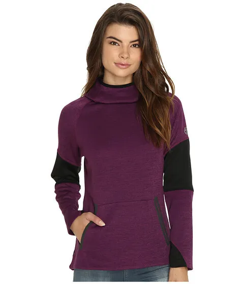 Sudadera Nieve 686 Técnica con capucha para mujer Glacier Storm Tech Mulberry heather Ref. L6W306 morada jaspeada