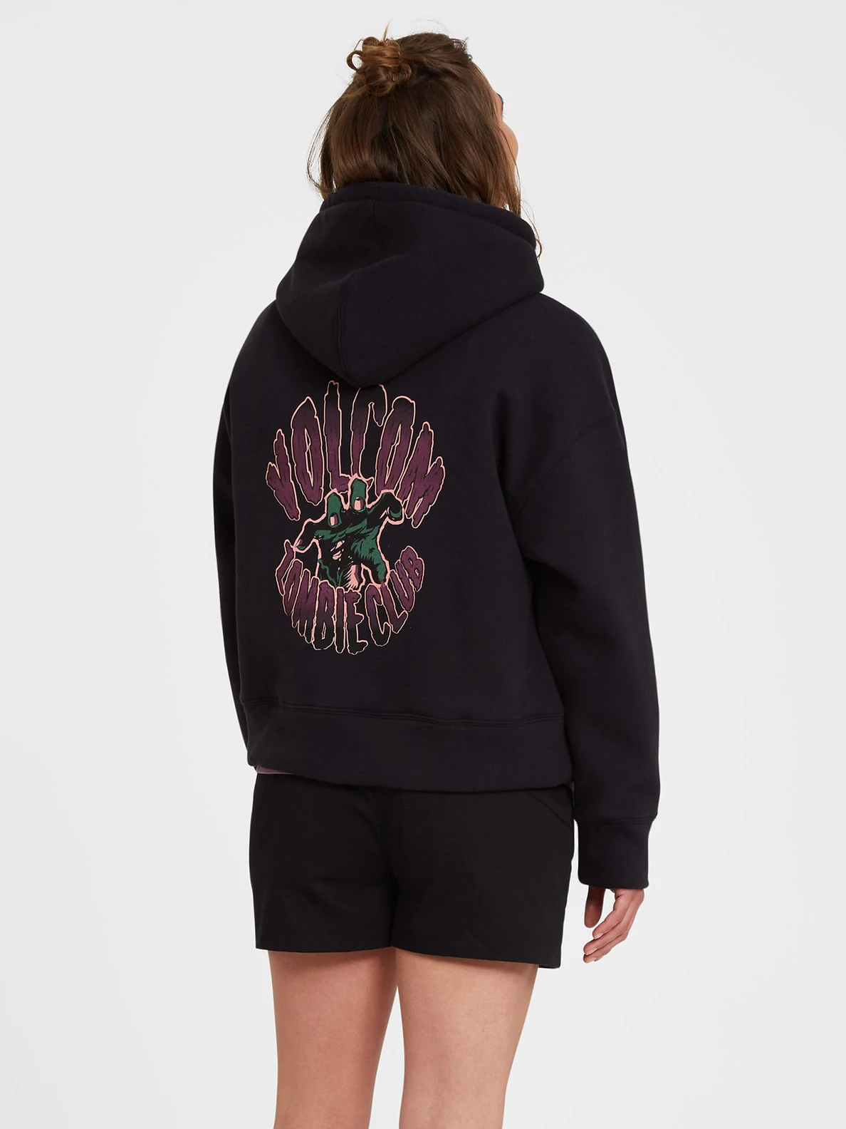 Sudadera VOLCOM para mujer con capucha VOLTRIP – BLACK Ref. B4112205_BLK negra