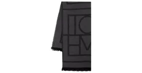 Totême Bufanda Monograma - TOTEME - Lana - Gris 