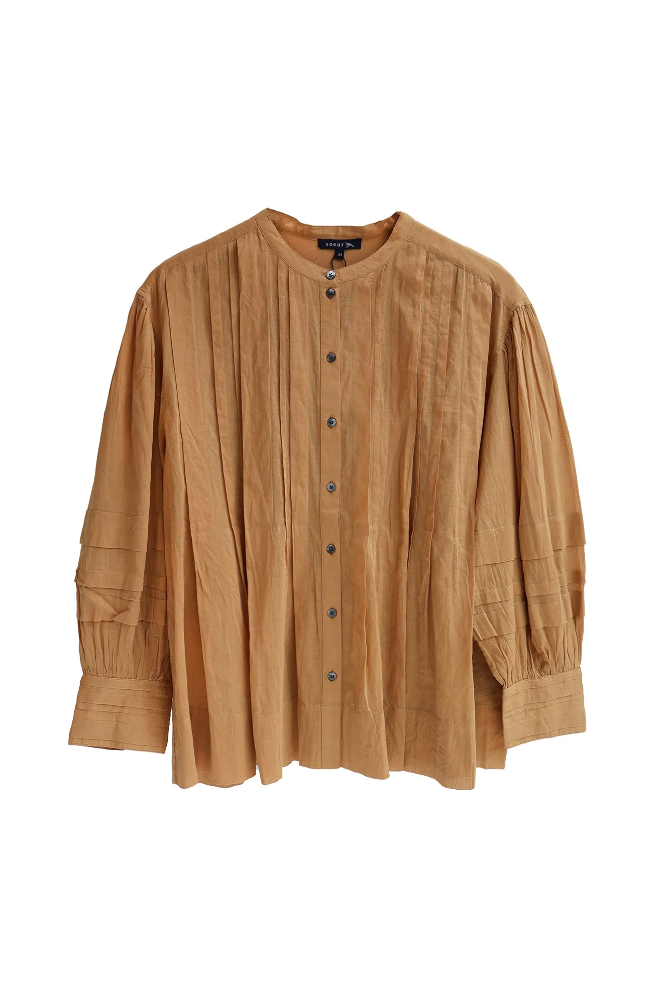 Tripoli Blouse in Camel
