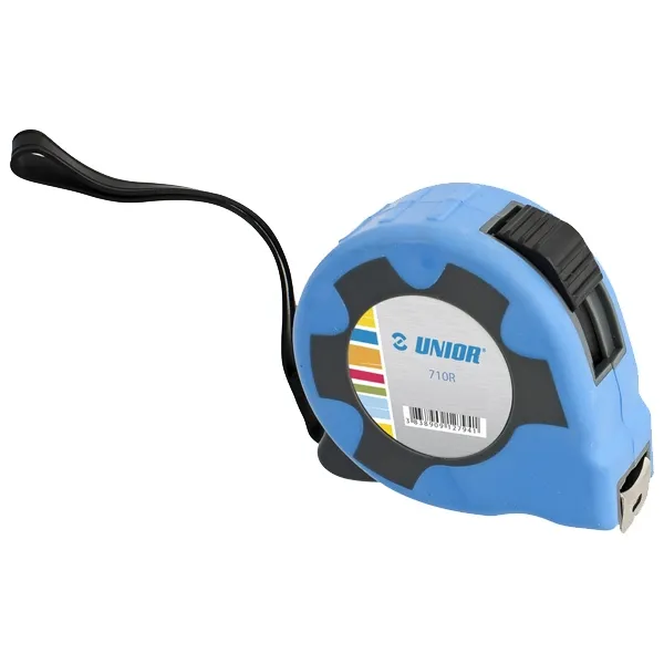 Unior - 710R - Flexómetro, banda enmetal, 2 m