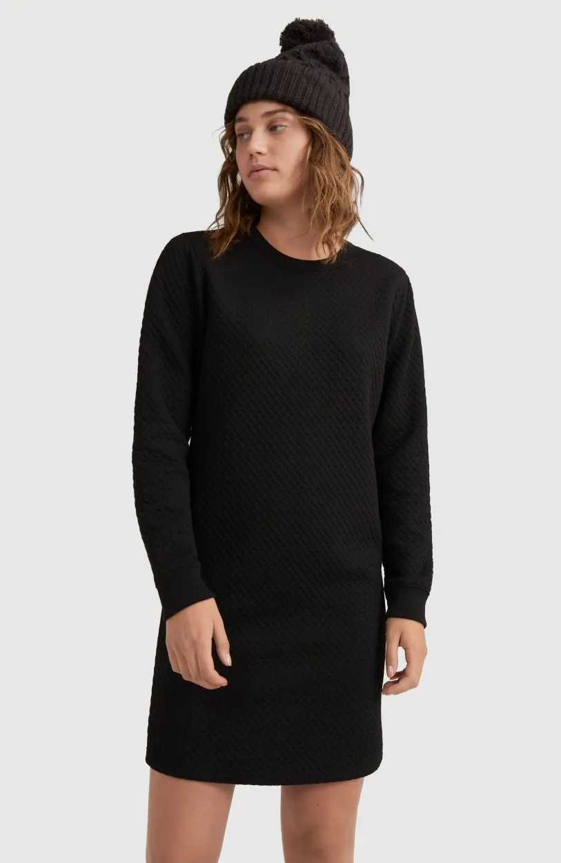 Vestido sudadera O’NEILL cuello redondo ARALIA MIDI DRESS Lifestyle women Ref. 0P8904 Black Negro