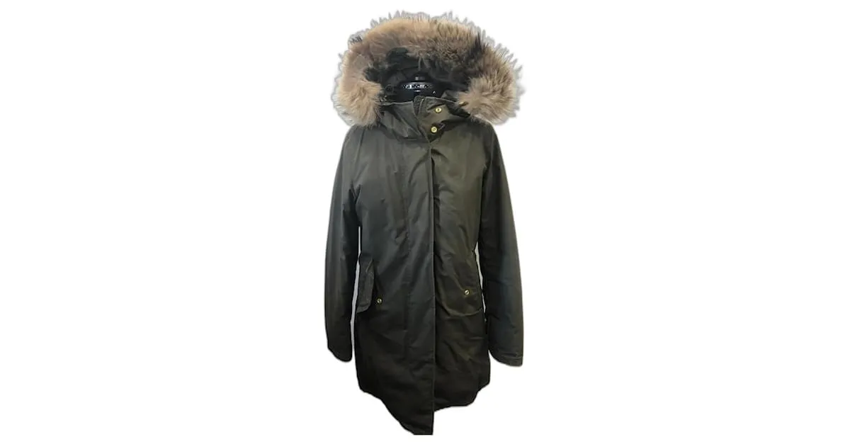 Woolrich Parkas Caqui 