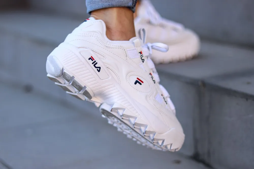 Zapatillas deporte FILA mujer D-FORMATION WMN WHITE Ref. 1010856.92N blanca