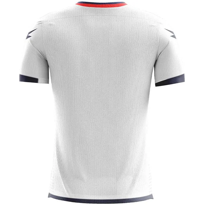 Zeus Icon Teamwear Set Camiseta con pantalones cortos blanco azul marino
