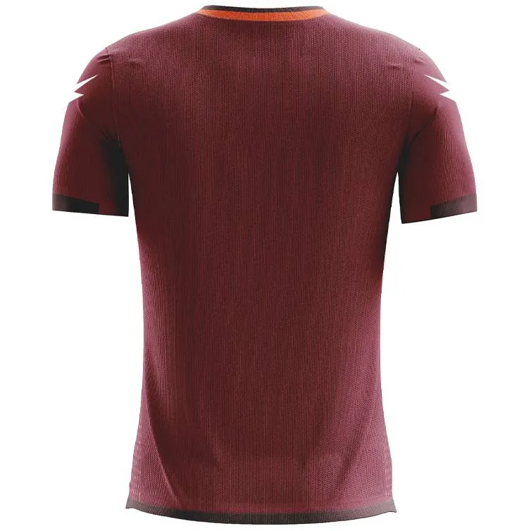 Zeus Icon Teamwear Set Camiseta con pantalones cortos naranja rojo oscuro