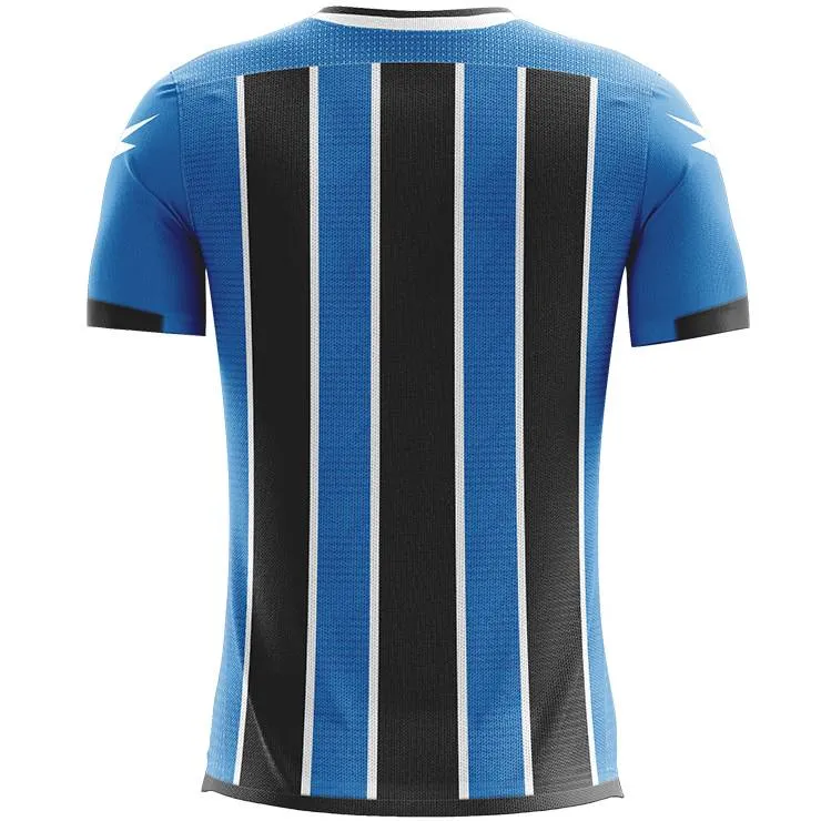 Zeus Icon Teamwear Set Camiseta con pantalones cortos royal blue negro